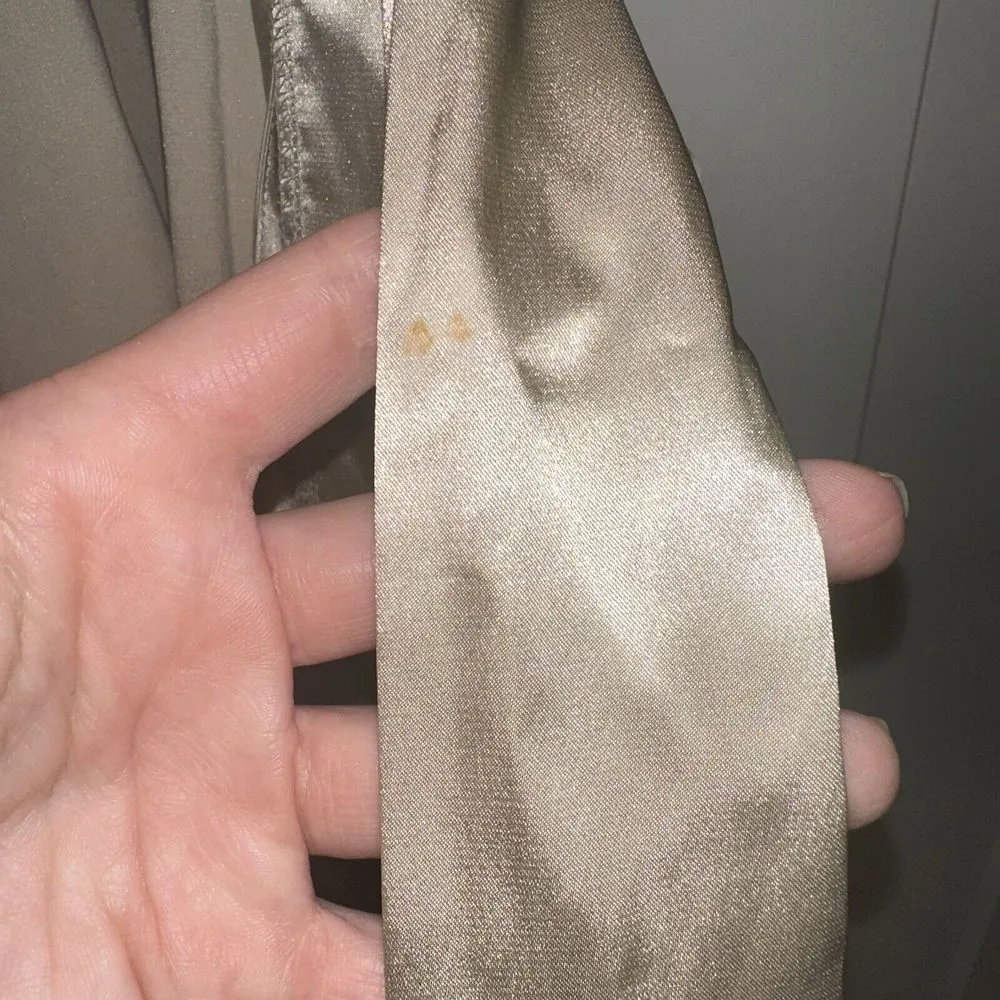 Birdy Grey‎ Claudine Lace Robe Shiny Satin Neutral Champagne Size XL/XXL - Image 10