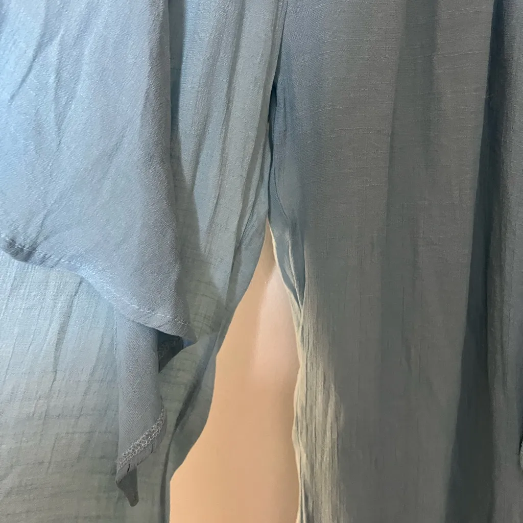 Elan Light Blue Tie Top & Pants Crochet - Image 6