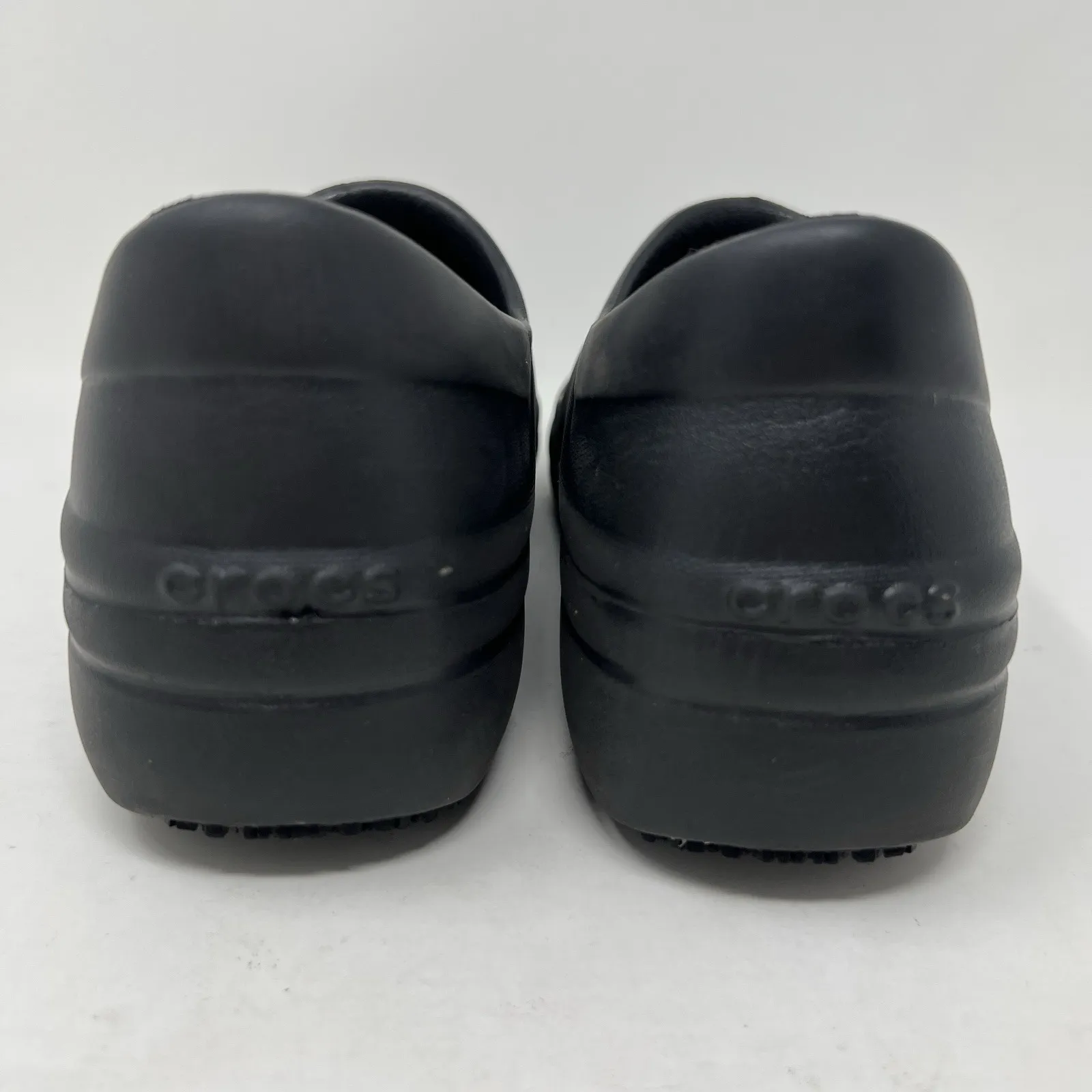 Crocs Neria Pro II Women's Size 8 Rubber Slip On Nursing Work Shoes Clogs Black - Image 8