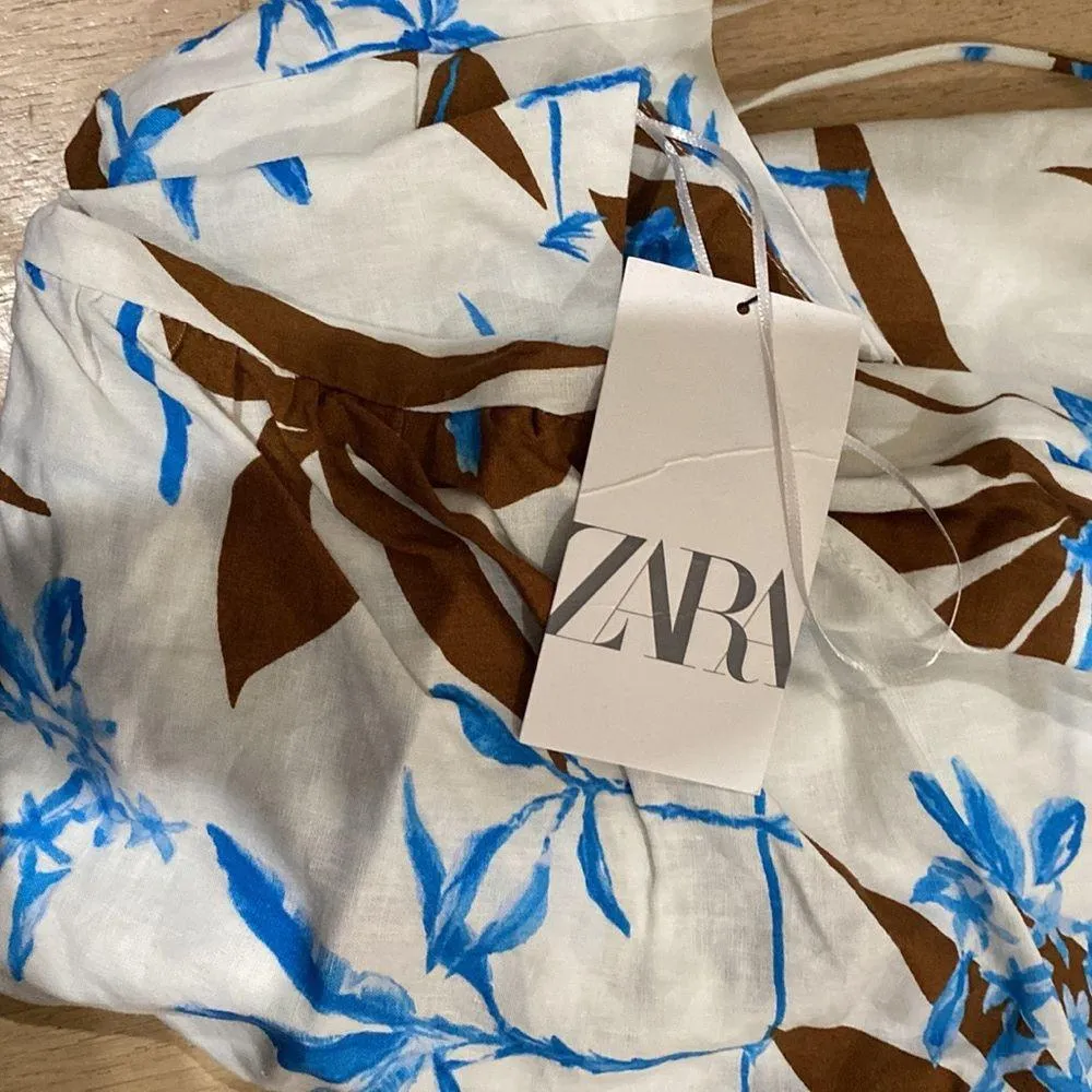 Zara linen blend mini dress NWT - Image 7