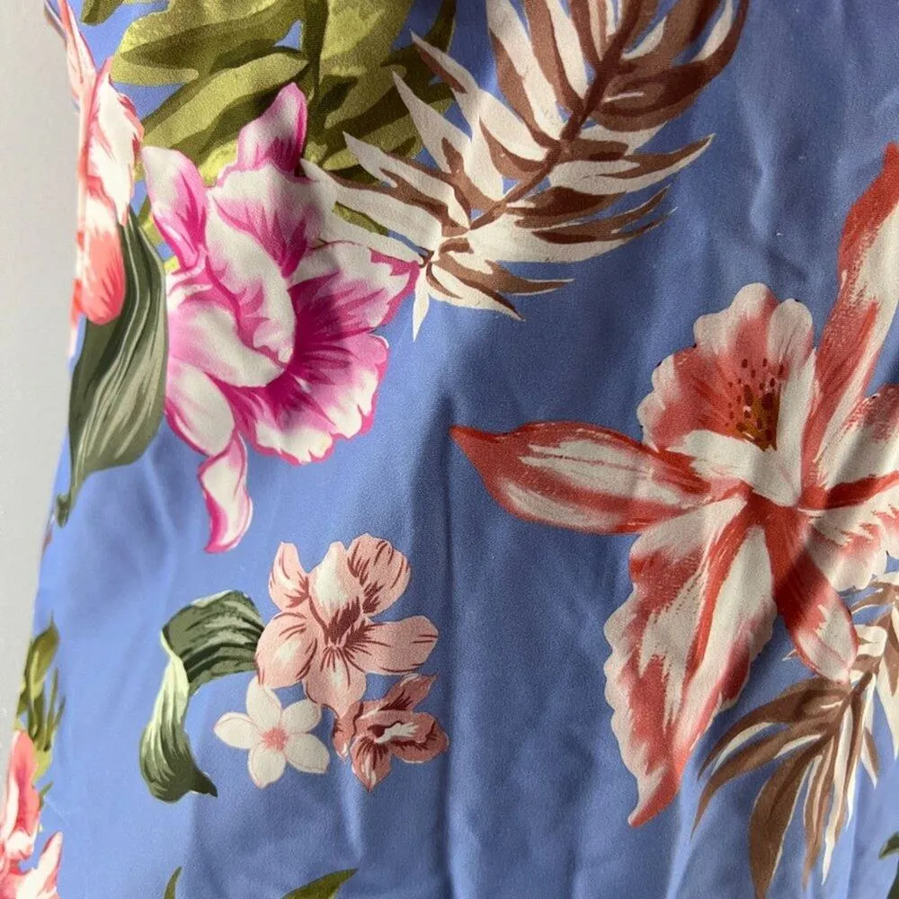 Kona Sol Over the Shoulder Ruffle High Coverage One Piece Swimsuit Womens M - Image 3