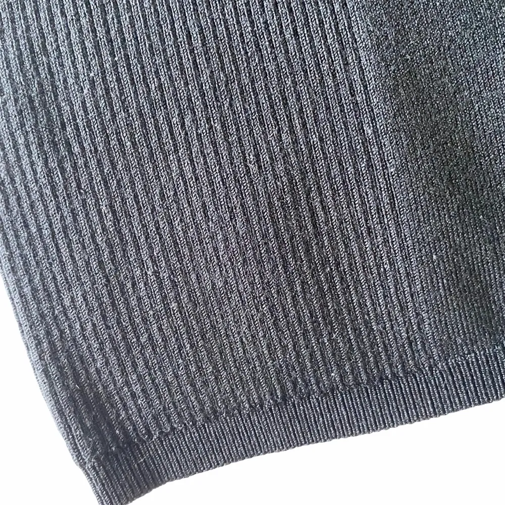 Vintage 90’s:  ❤︎ Strappy Ribbed Silk Top ❤︎ Cross Front Halter Neck - Image 6