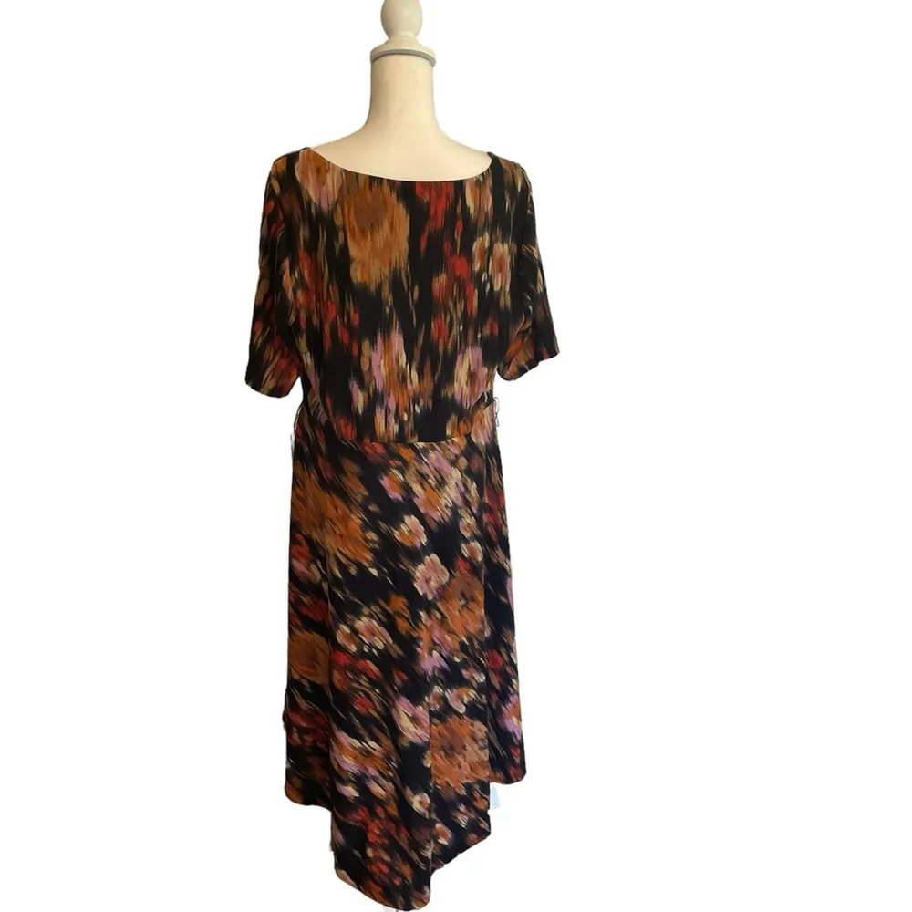 Luxe by Carmen Marc Valvo Autumn Inspired Dress Size 14W - Image 2