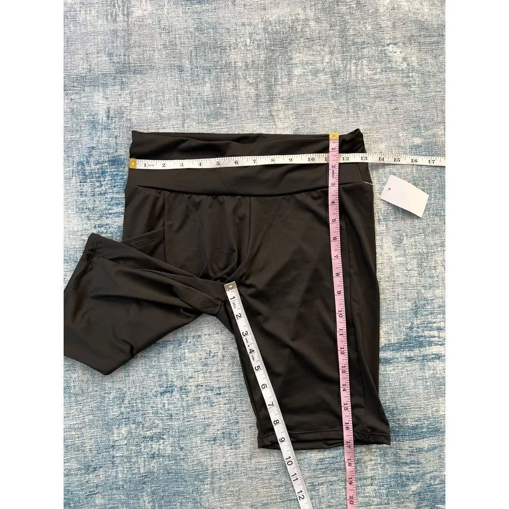 NWT! YMI Black Tight Athletic Shorts with Pocket Large - Image 5
