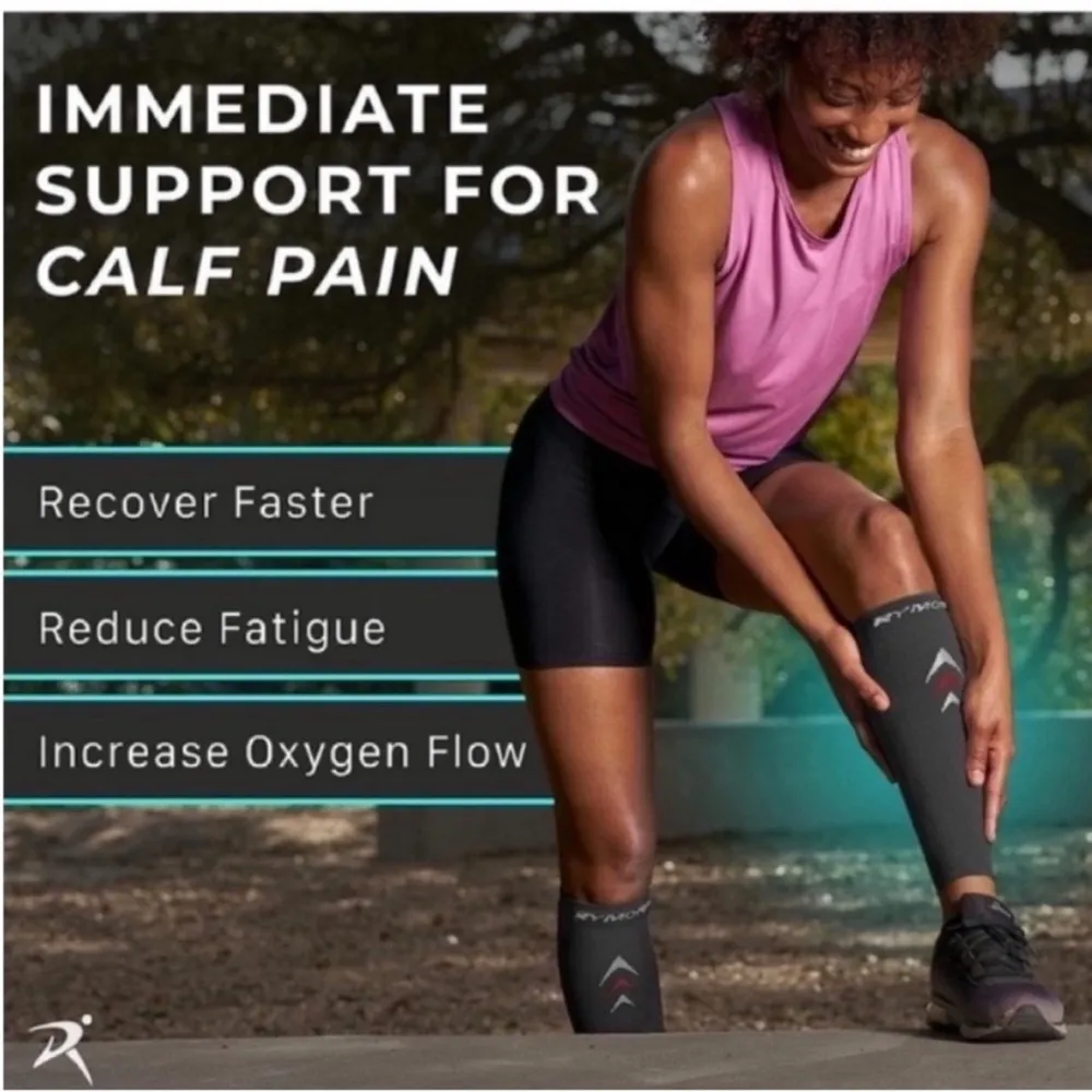 Rymora 1 Pair Unisex Calf Compression Sleeves Unisex
Brand new in bag! Black - Image 2