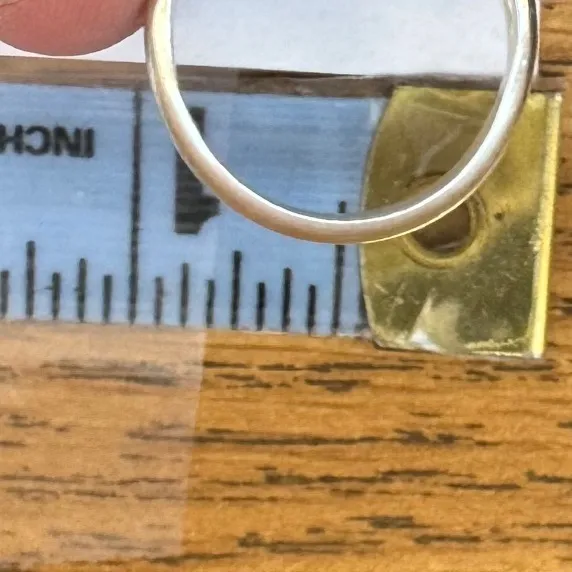 Vintage Native American Sterling Silver Malachit Stone Statement Ring Navajo 90s - Image 10