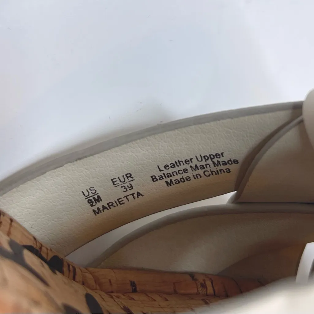 Sam Edelman | Modern Ivory Boho Woven Leather Wedges Marietta - Image 6