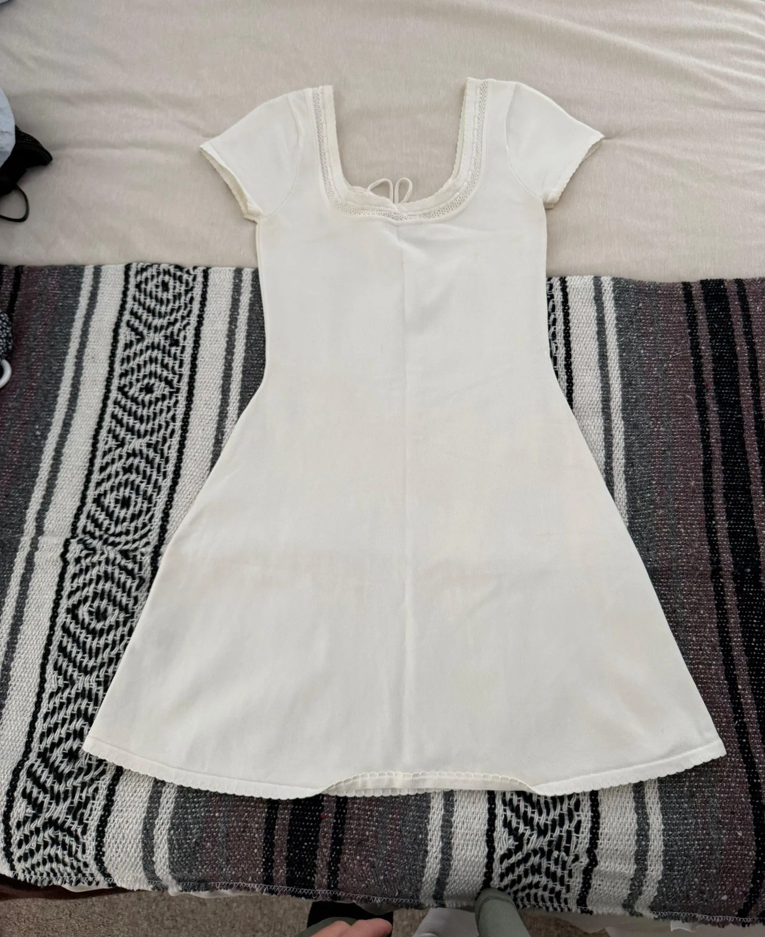 Mini White Dress - Image 4