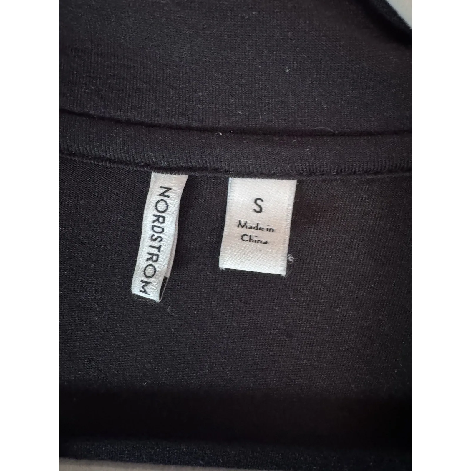 Nordstrom Moonlight Eco Nightshirt Black White Piping Womens Sz S NEW - Image 4