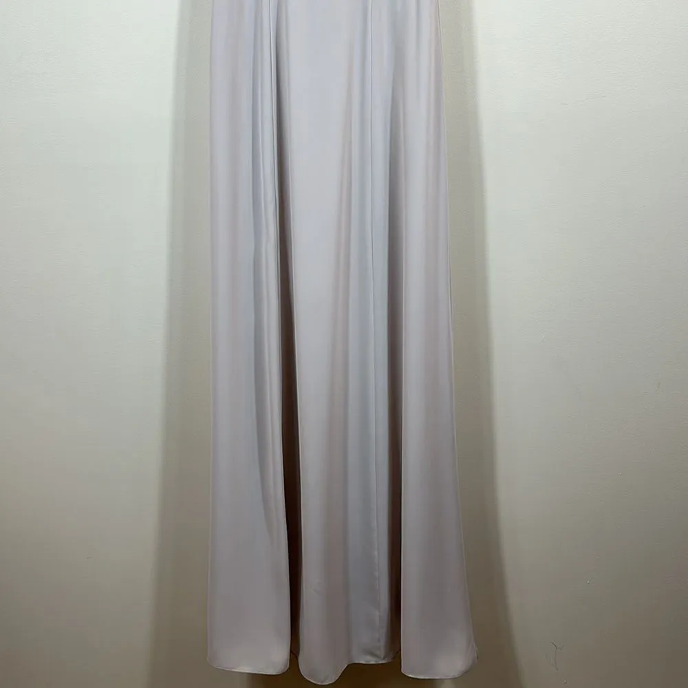 Show Me Your Mumu Lauren Tie Maxi Dress Show Me The Ring Crisp Small SR46 - Image 4