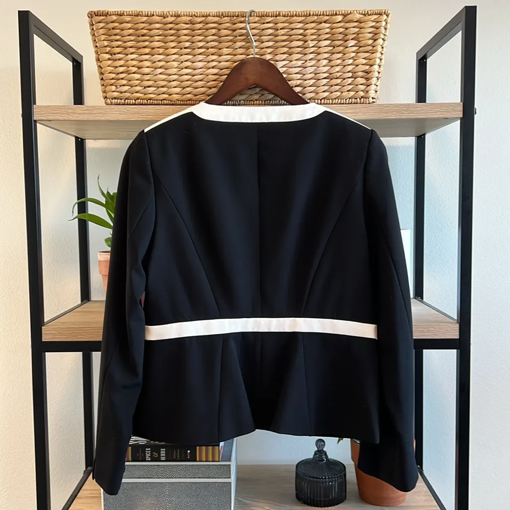 Calvin Klein Zip Front Modern Blazer, 10P - Image 4