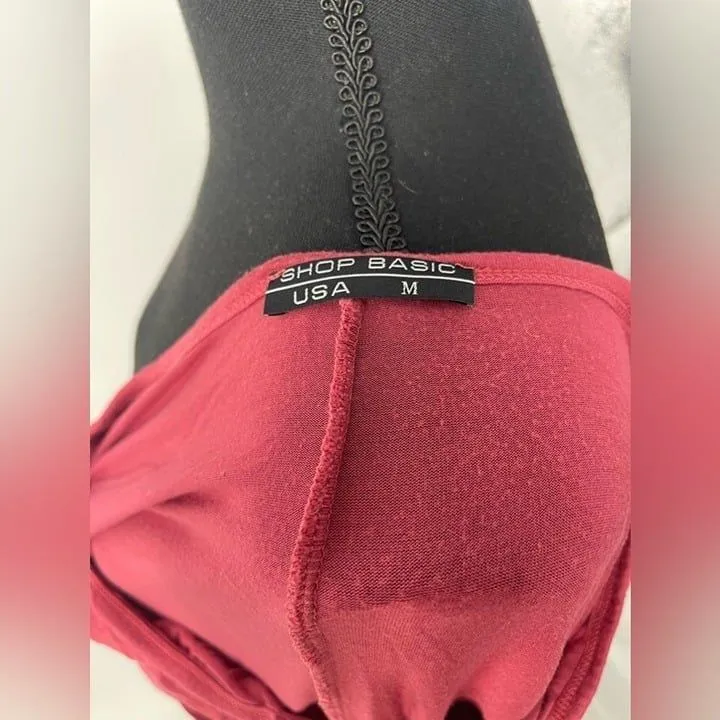 Shop basic USA medium red shirt‎ Size 8 - Image 6