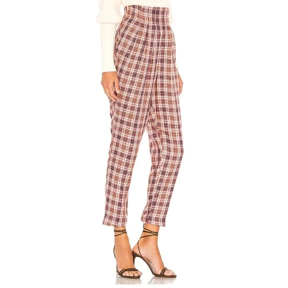 Majorelle Naples Plaid High‎ Waisted Pant Medium - Image 3