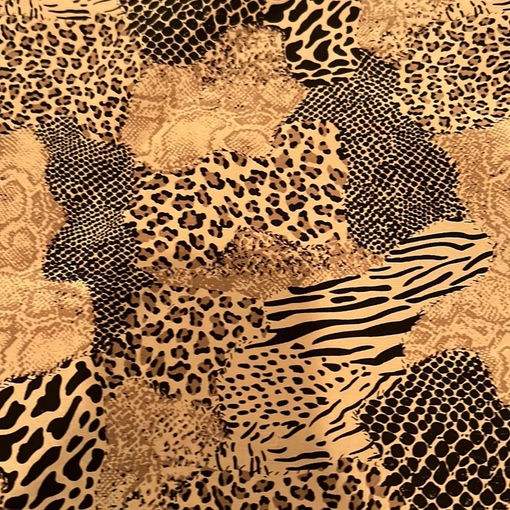 Animal Print Skirt Black Size 6P - Image 2