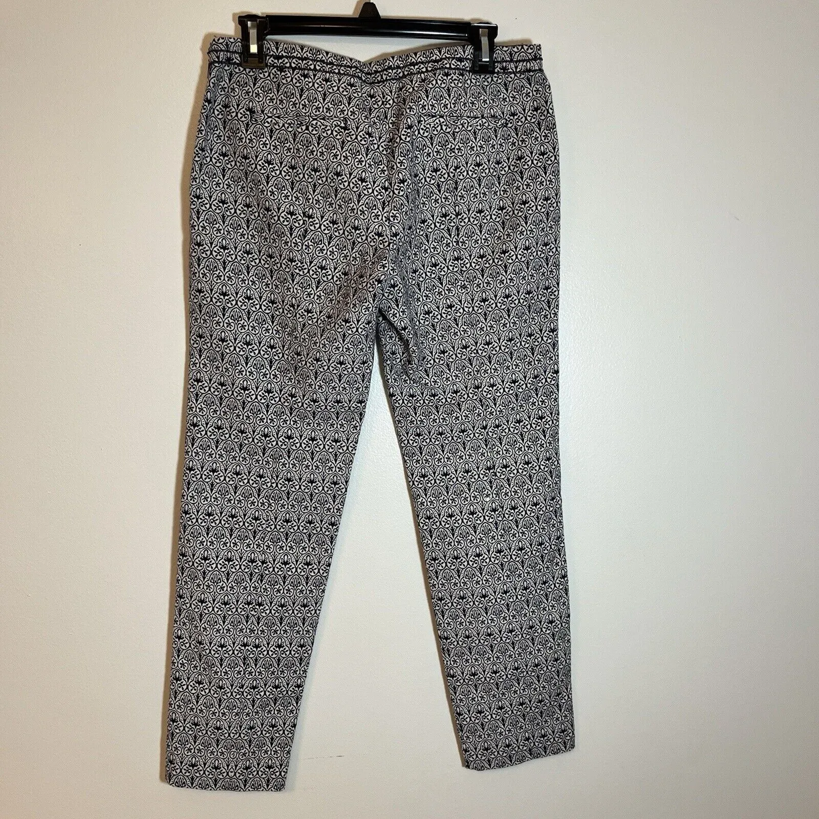Tory‎ Burch Heidi Jacquard Pants size 6. Cotton Blend A Tory Favorite - Image 2