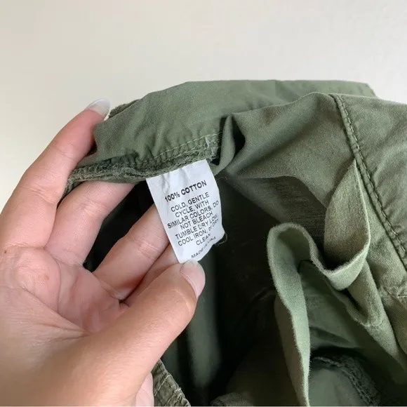 Nili Lotan Carpenter Cargo French‎ Military Pants Campo Army Green Size 2 - Image 4
