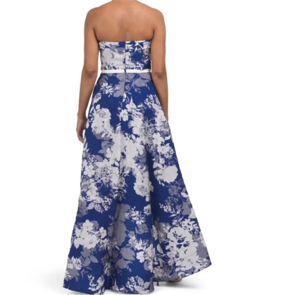 Marchesa Notte light pink strapless organza hi - Image 2