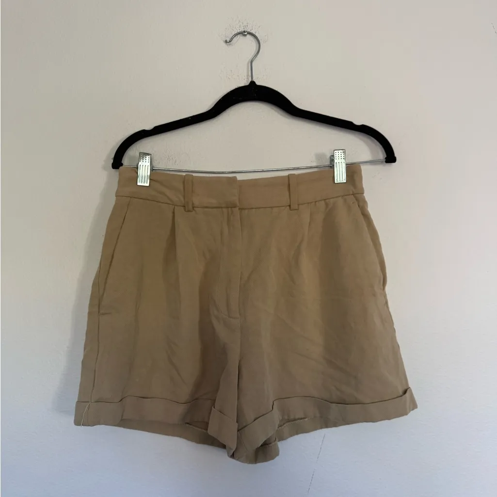 NILI LOTAN Napa Short Tan Size 4 - Image 4