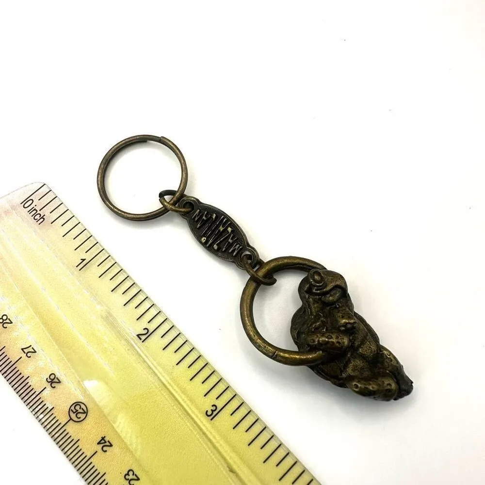 Mazatlan brass turtle keychain - Image 6