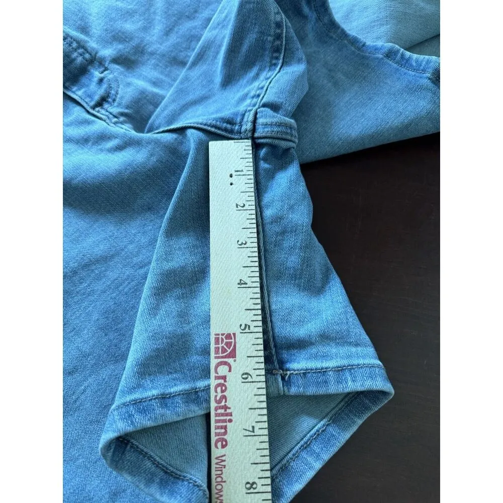 Riders Lee Elastic Waist Stretch Shorts Women 14 Medium Summer Spring Mom Granny - Image 9