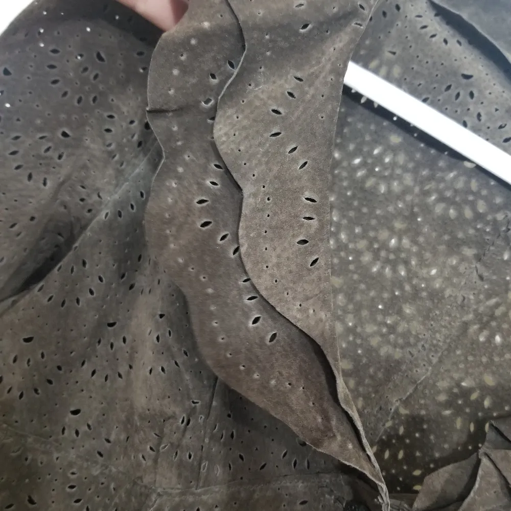 Coldwater Creek Suede Laser cut Jacket - Image 7