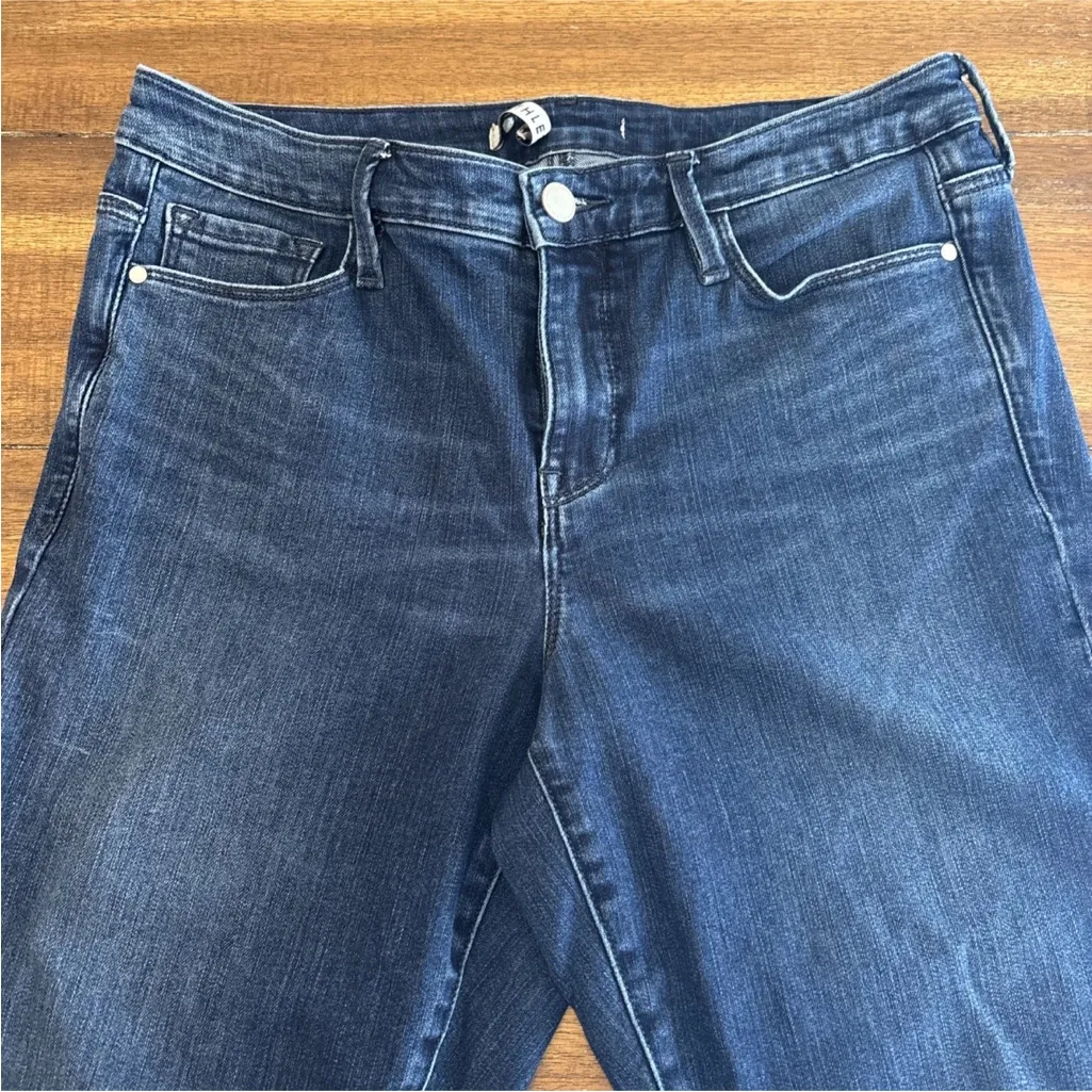 Athleta Skulptek Skinny Jeans Blue Womens Dark Wash Mid Rise Stretch Denim - Image 4