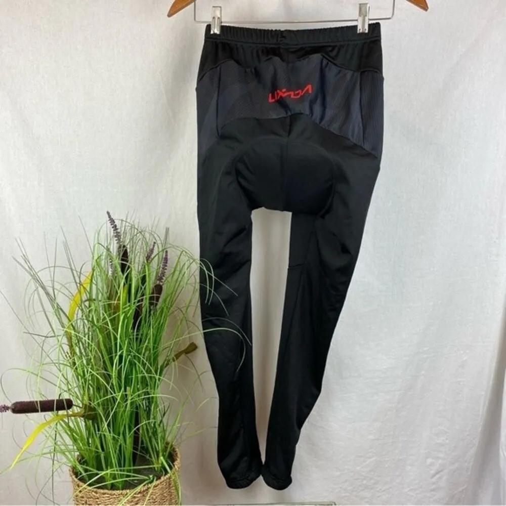 Lixada Women Black Thermal Padded Seat Full Length Cycle Bicycle Pants Tights S - Image 2