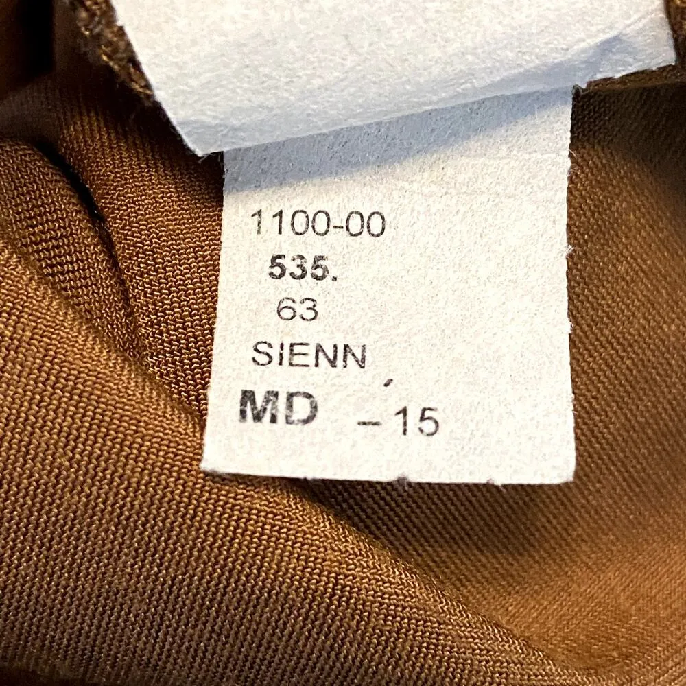 Sno Skins Sweater PlushTech Velvet Turtle Neck Long Sleeve Brown Medium - Image 5