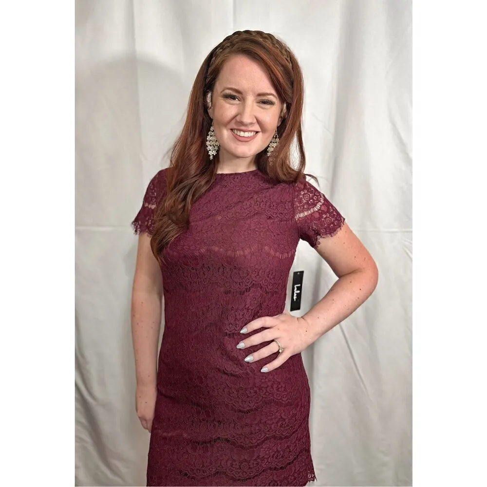 Lulus Lace Dress NWT - Image 12