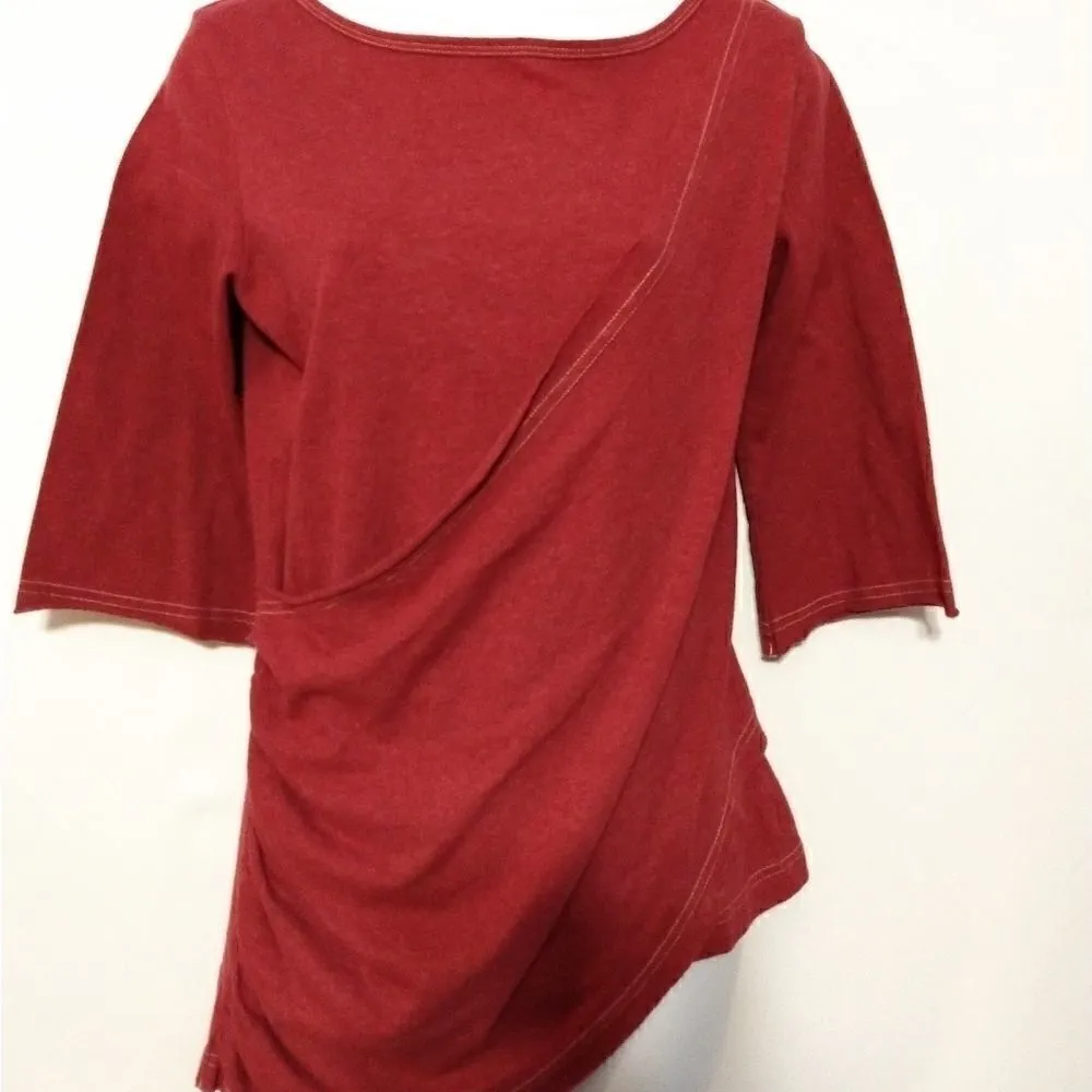 Lur fashion for change maroon wrap small Red - Image 2