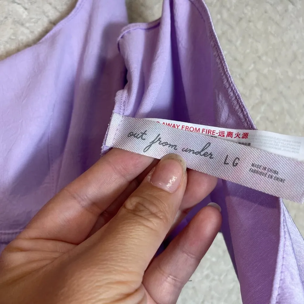 Urban Outfitters Out From Under Light Purple Cowl Neck Bra Top Size Large - Image 9