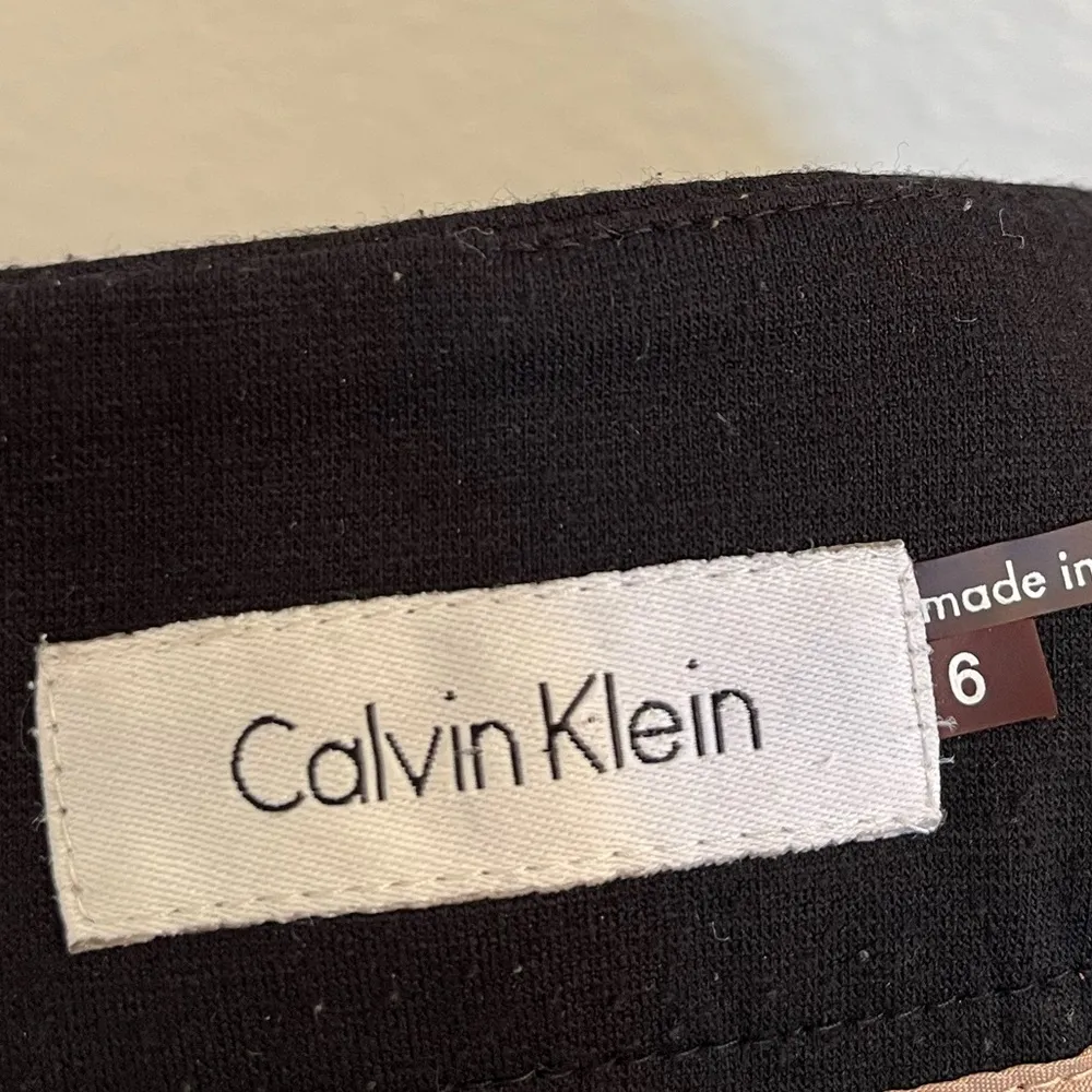 Calvin Klein Knit Stretch Black Pencil Skirt 6 - Image 6