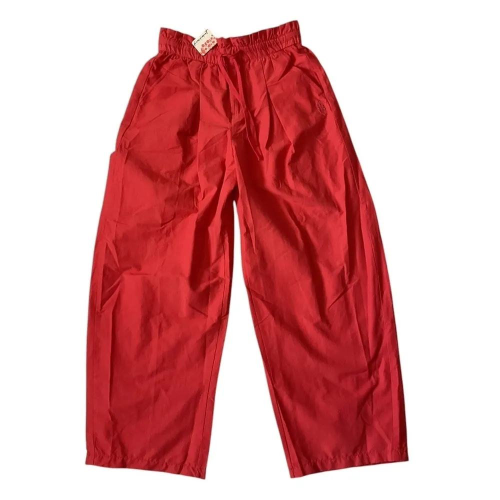 #260 NWT Free People Straight Up Pant in Red Apple - Image 6
