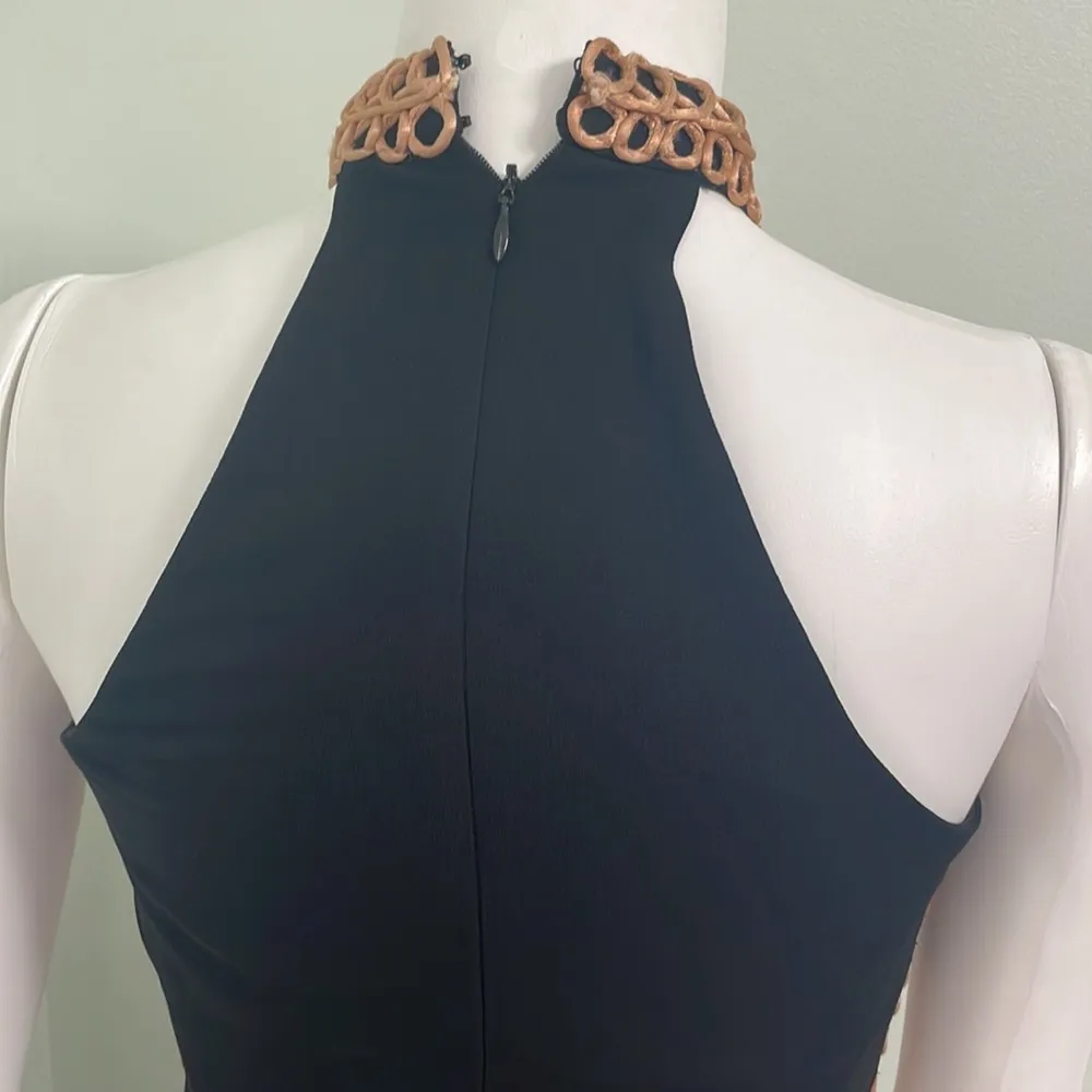 Alberto Makali Black and Rose Gold Dress - Image 6