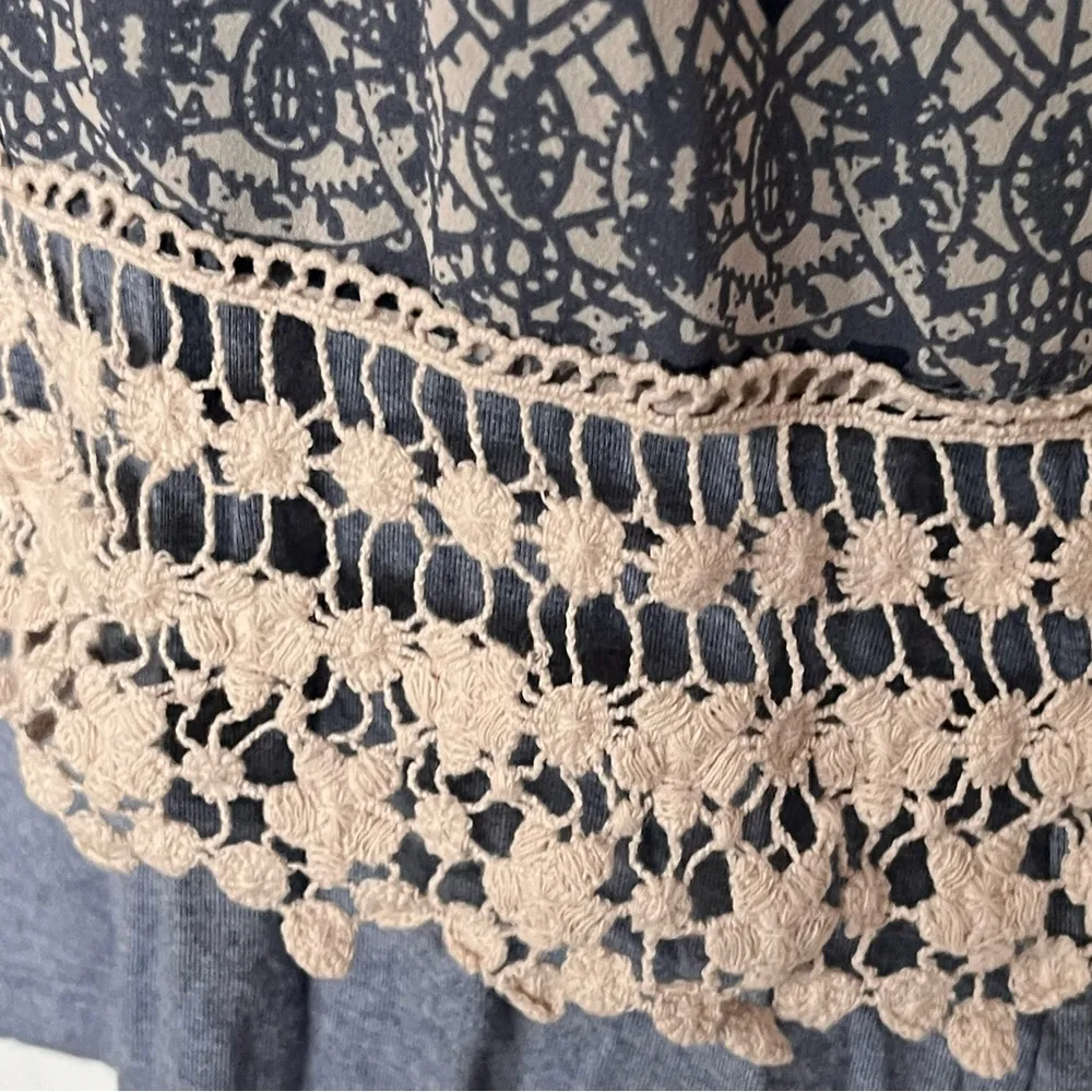 Multiples Bohemian Shortsleeved Multicolored Top - Image 5