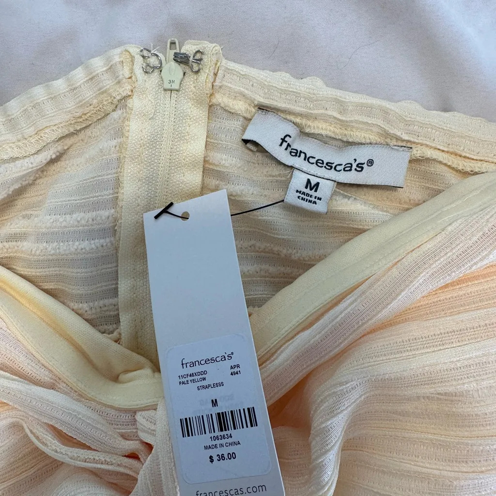 Francesca's Strapless Sweetheart Top - Image 3