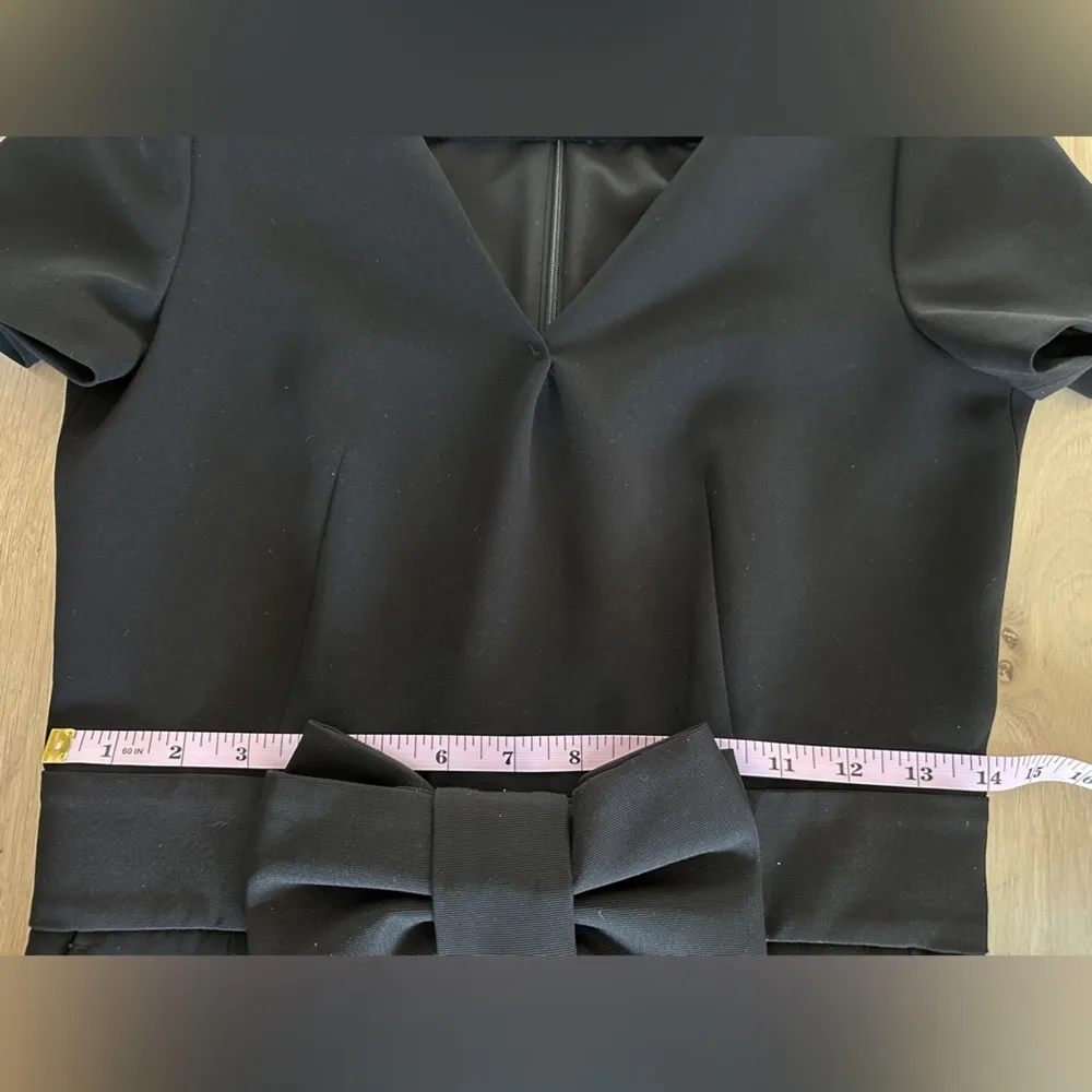 Claudie Pierlot Paris black jumpsuit with bow detail size 36 - Image 3