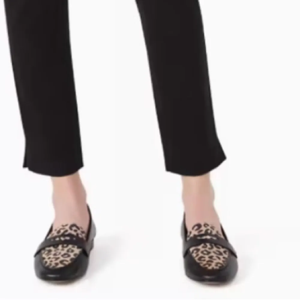 PONTE BLACK PULLON HIGH RISE WAIST PANTS S - Image 4