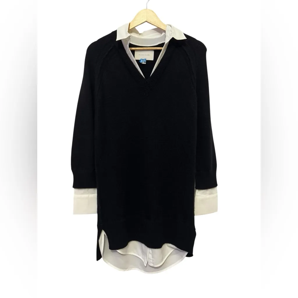 The Looker Layered V-Neck Sweater Dress Size XS - Image 3