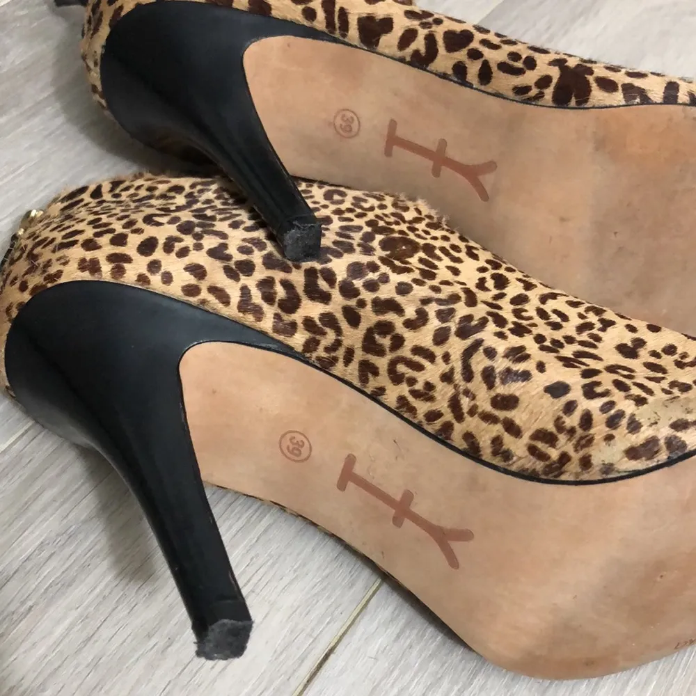 HK by Heidi Klum ankle boots animal print leopard print size 39 - Image 3