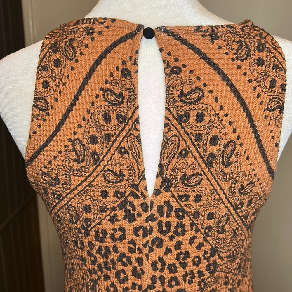 Farm Rio x Anthropologie Alyse Midi Cheetah Bandana Print Dress Size Small - Image 11