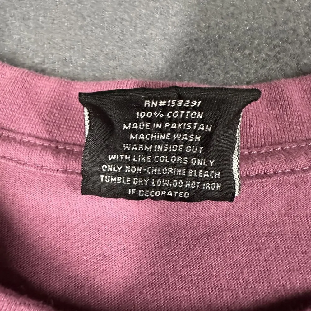 Luxe Apparel Shirt Large St Thomas USVI Island Time Short Sleeve Graphic Tee Purple - Image 4