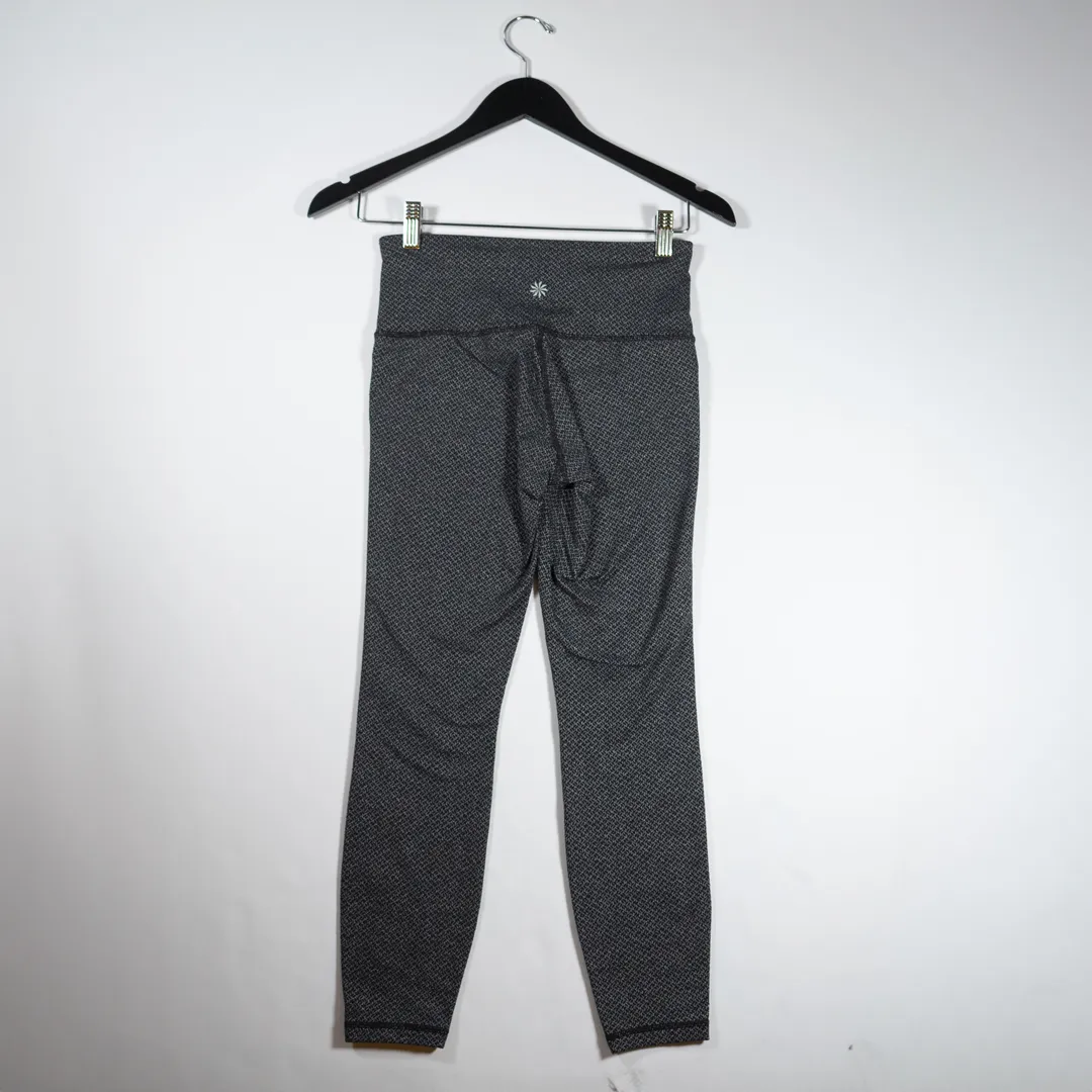 Athleta NEW  Criss Cross Power Up 7/8 Ankle Crop Athletic Work Out Tights Legging - Image 2