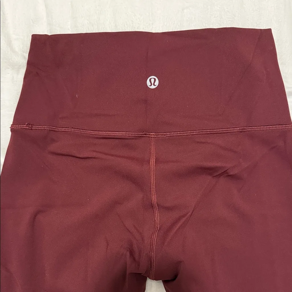lululemon athletica Burgundy Leggings - Image 2
