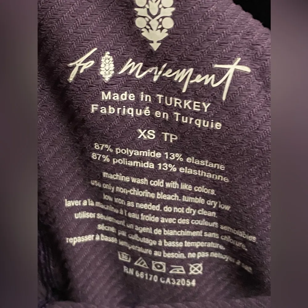 Free People Movement Free Throw Leggings in Blue Violet Size XS NWT - Image 6