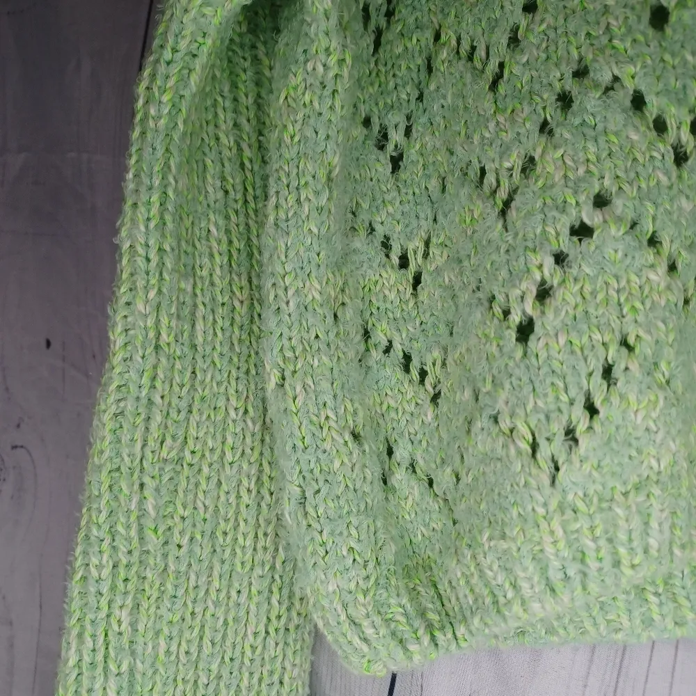 Anthropologie Open Stitch Mini Boho Button-Front Cardigan Sweater - Image 8