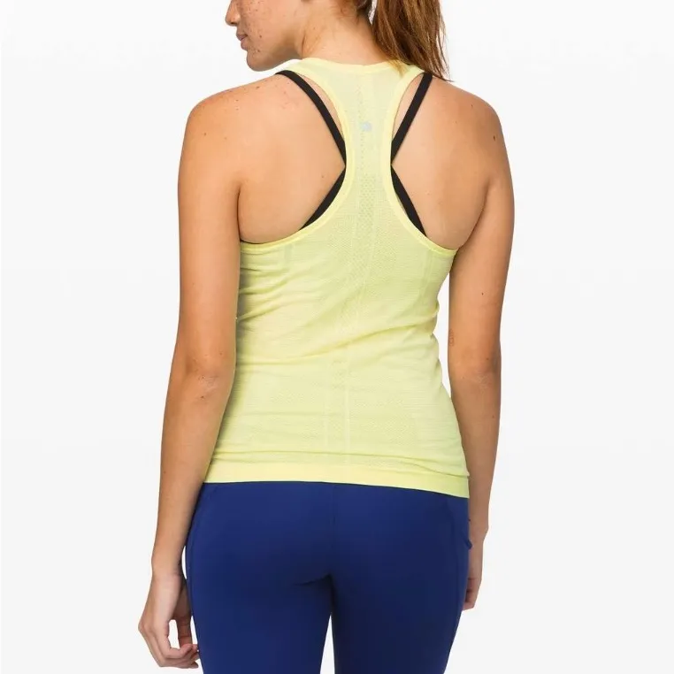 Lululemon Swiftly Tech Racerback Tank - Florid Flash (Size 6) Yoga - Image 2