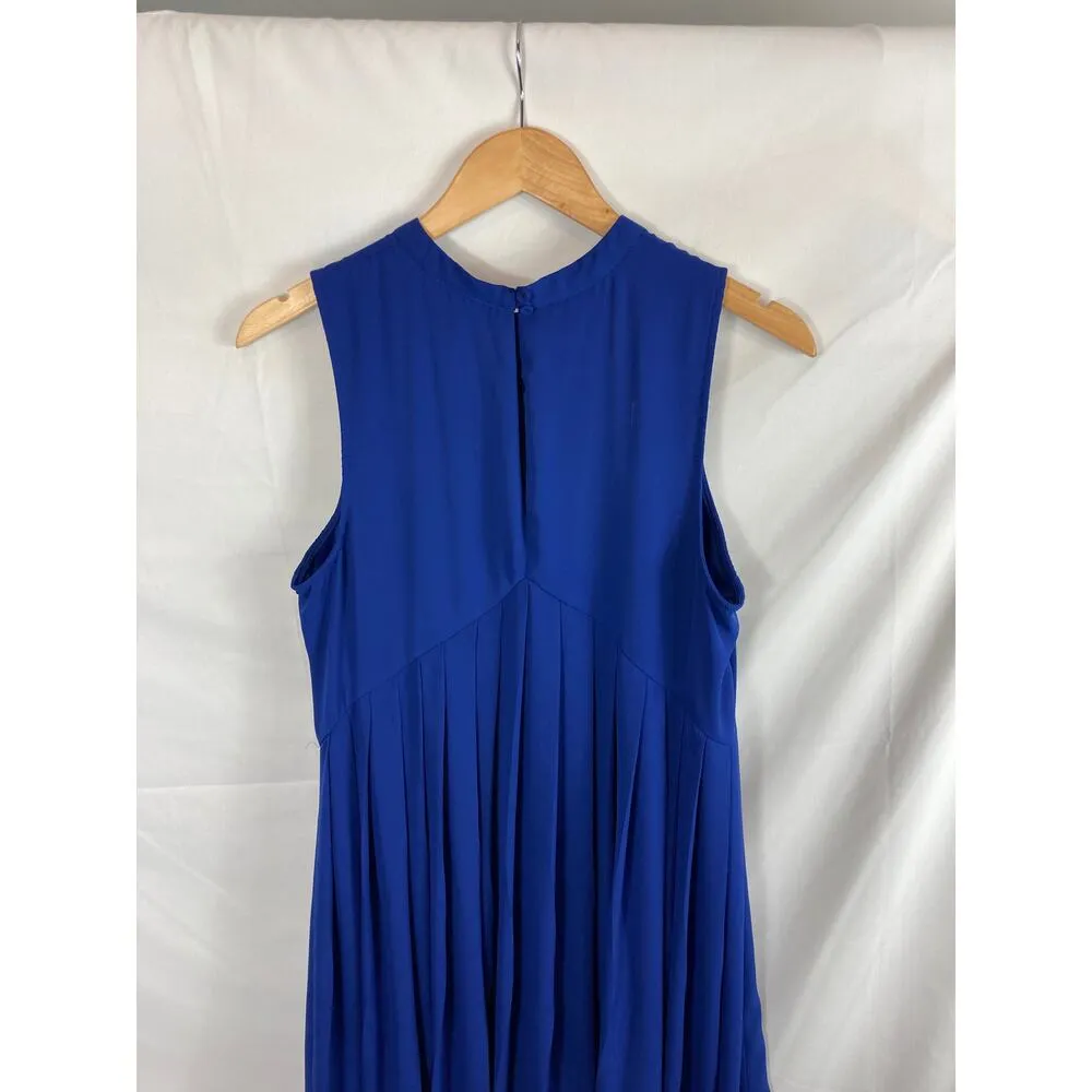 DR2 Royal Blue Pleated Back Sleeveless dress size medium - Image 7