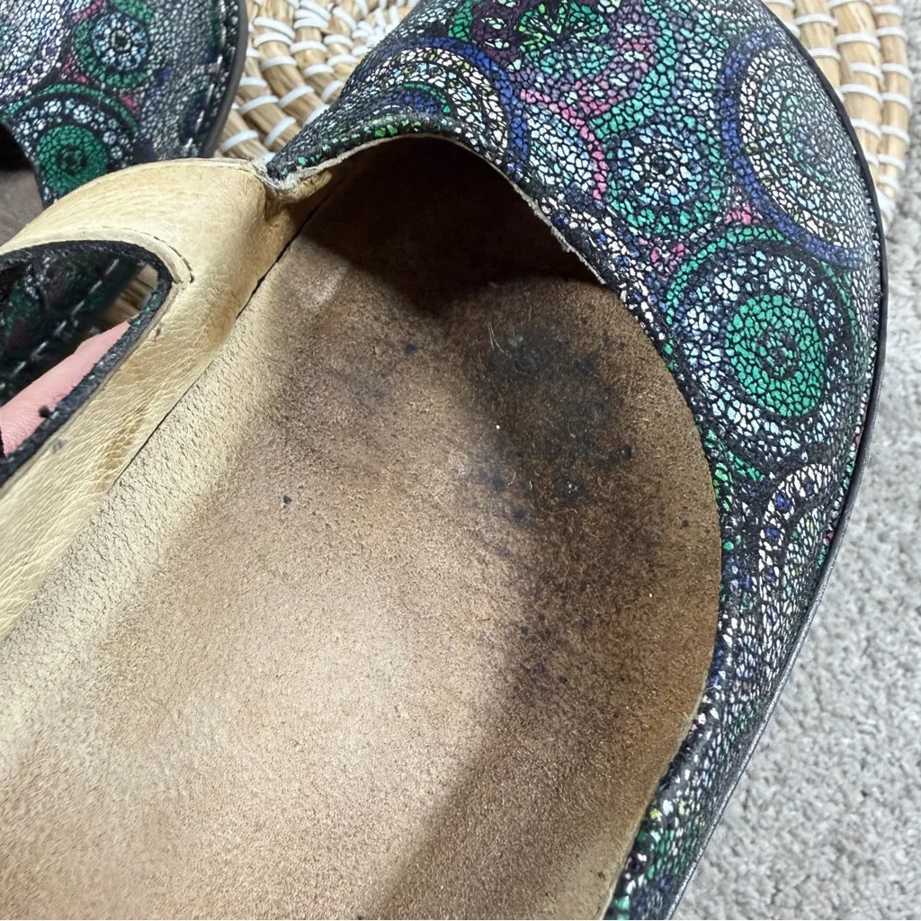 Alegria Dayna 327 Mary Jane Shoes Leather Comfort in Multi Spiro Blues 39/US 9 - Image 14