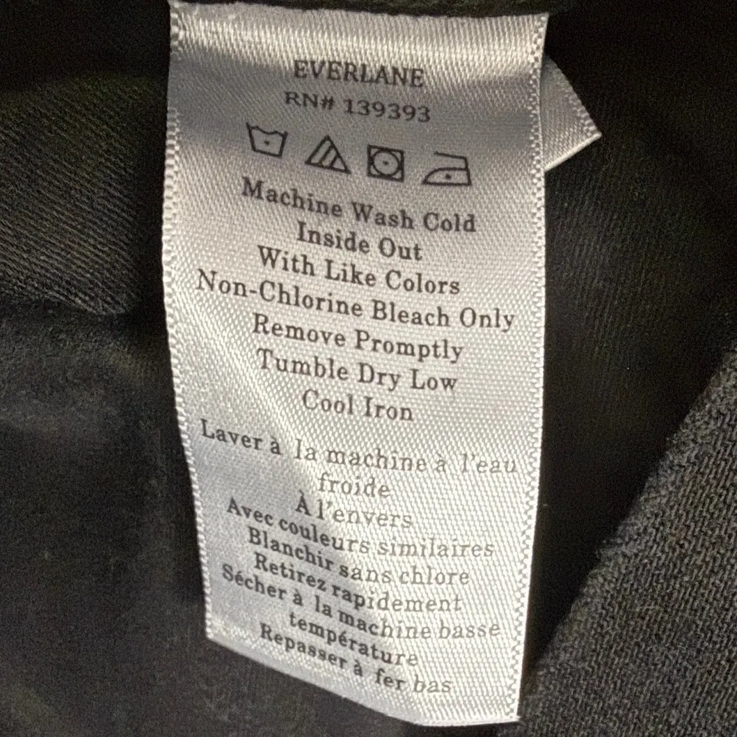 NWT Everlane Sz 23 The Curvy Way High Straight Jean Coal Black Organic Cotton - Image 7